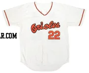 Jim Palmer Men's Baltimore Orioles Cream Replica 1970 Throwback Jersey