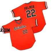 Jim Palmer Men's Baltimore Orioles Orange Authentic 1982 Throwback Jersey