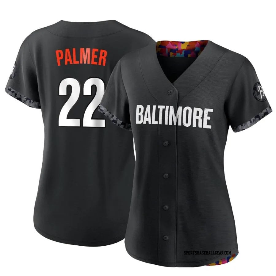 Jim Palmer Women's Baltimore Orioles Black Authentic 2023 City Connect Jersey