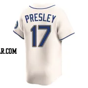 Jim Presley Youth Seattle Mariners Cream Limited Alternate Jersey