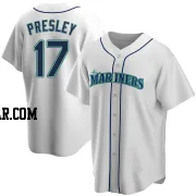 Jim Presley Youth Seattle Mariners White Replica Home Jersey