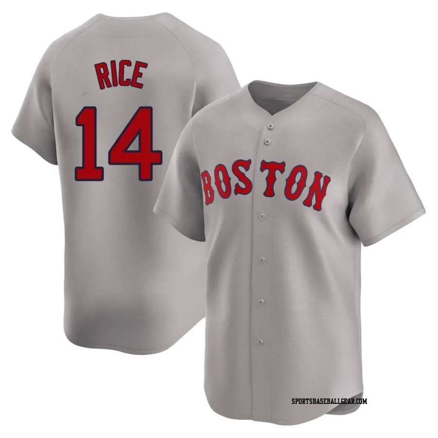 Jim Rice Youth Boston Red Sox Gray Limited Away Jersey