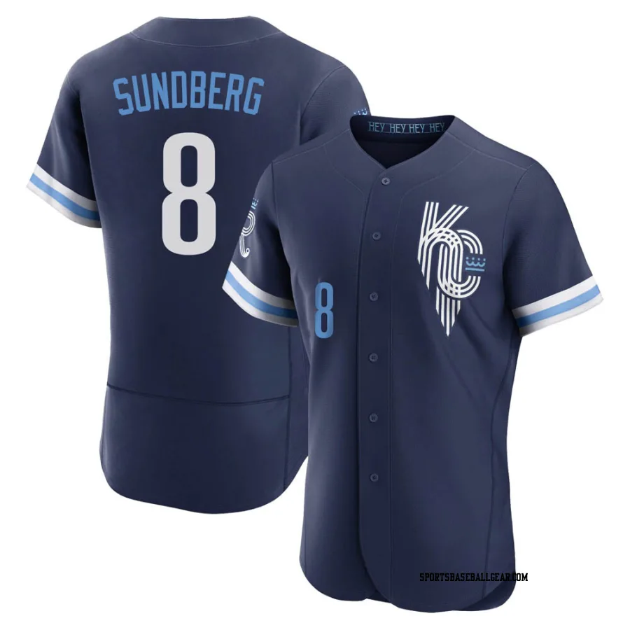 Jim Sundberg Men's Kansas City Royals Navy Authentic 2022 City Connect Jersey