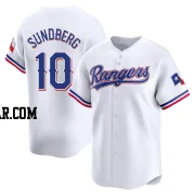 Jim Sundberg Youth Texas Rangers White Limited Home Jersey