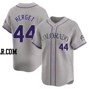 Jimmy Herget Men's Colorado Rockies Gray Limited Road Jersey