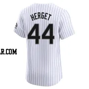 Jimmy Herget Men's Colorado Rockies White Elite Home Jersey