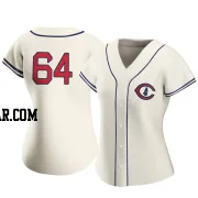 Jimmy Herget Women's Chicago Cubs Cream Authentic 2022 Field Of Dreams Jersey
