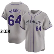 Jimmy Herget Youth Colorado Rockies Gray Limited Road Jersey