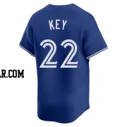 Jimmy Key Men's Toronto Blue Jays Royal Limited Alternate Jersey