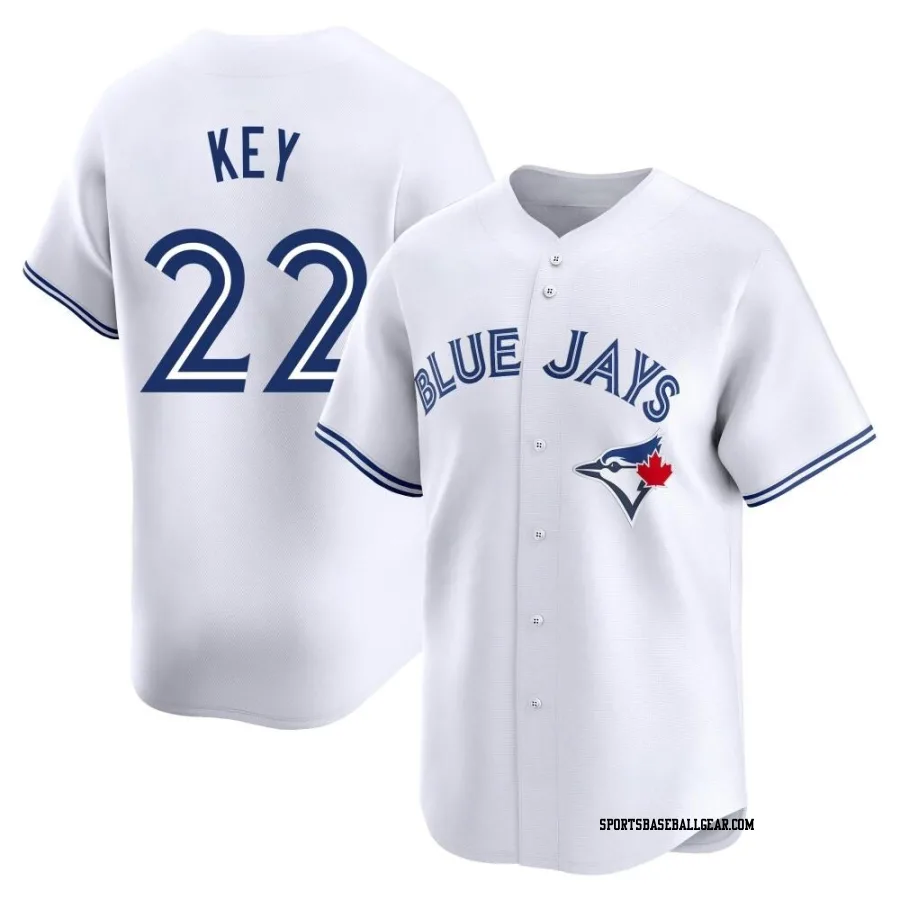 Jimmy Key Youth Toronto Blue Jays White Limited Home Jersey