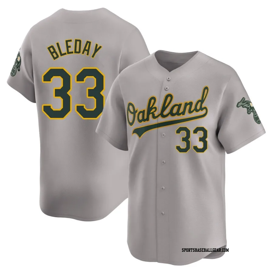 JJ Bleday Youth Oakland Athletics Gray Limited Away Jersey