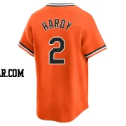 J.J. Hardy Men's Baltimore Orioles Orange Limited Cooperstown Collection Jersey