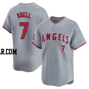 Jo Adell Men's Los Angeles Angels Gray Limited Away Jersey