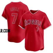 Jo Adell Youth Los Angeles Angels Red Limited Alternate Jersey