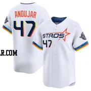 Joaquin Andujar Men's Houston Astros White Limited 2025 City Connect Jersey