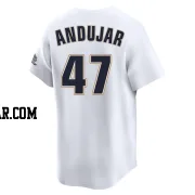 Joaquin Andujar Men's Houston Astros White Limited Throwback Cooperstown Collection Jersey