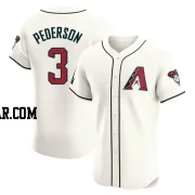 Joc Pederson Men's Arizona Diamondbacks Cream Elite Home Patch Jersey