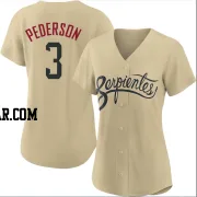 Joc Pederson Women's Arizona Diamondbacks Gold Authentic 2021 City Connect Cool Base Jersey