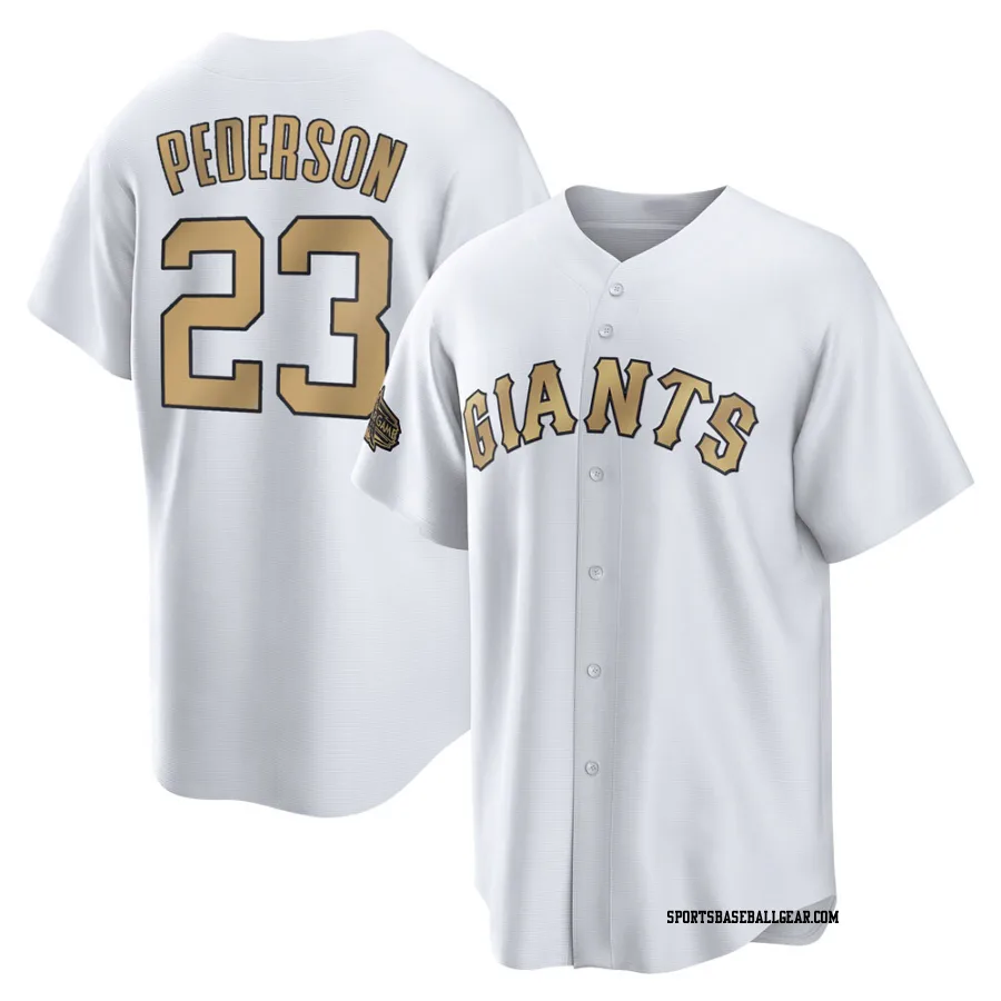 Joc Pederson Youth San Francisco Giants White Game Replica 2022 All-Star Jersey