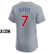 Jody Davis Men's Chicago Cubs Gray Elite Road Jersey