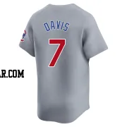 Jody Davis Men's Chicago Cubs Gray Limited Road Jersey
