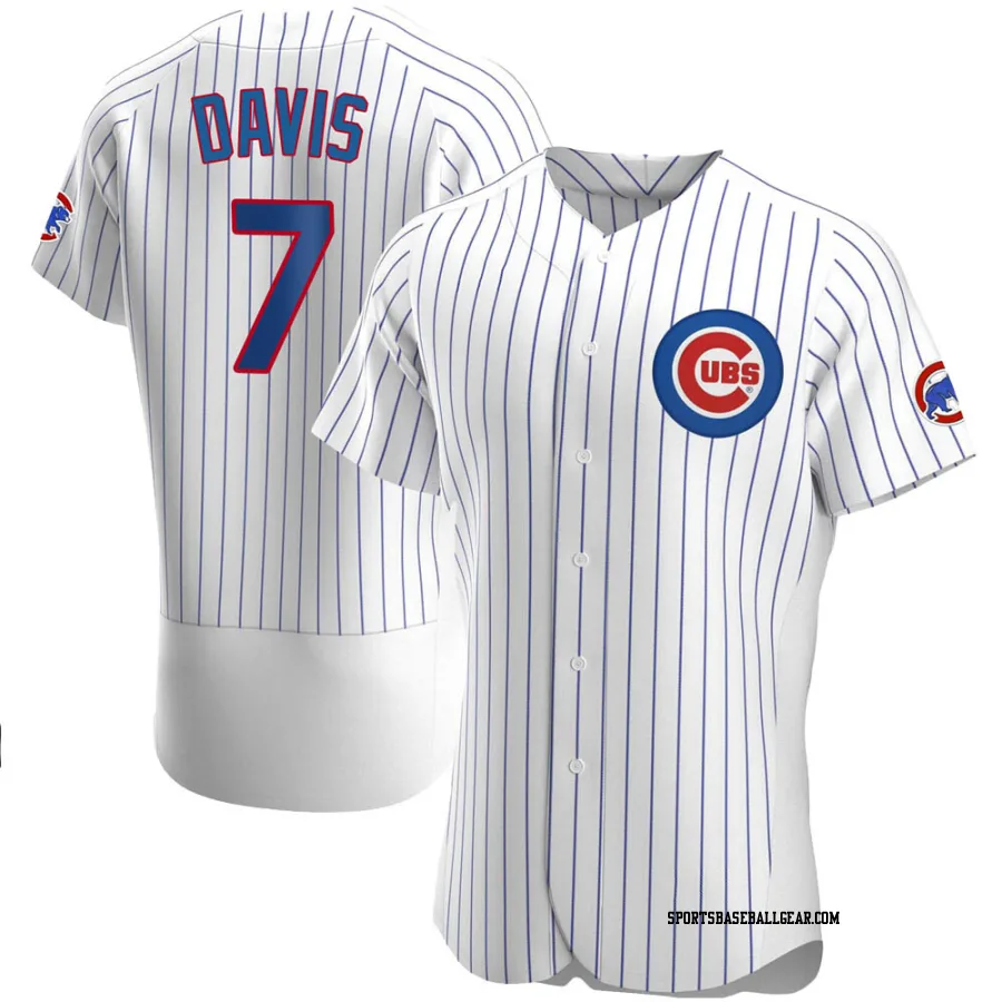 Jody Davis Men's Chicago Cubs White Authentic Home Jersey