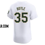 Joe Boyle Men's Oakland Athletics White Elite Home Jersey