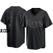 Joe Boyle Youth Tampa Bay Rays Black Replica Pitch Fashion Jersey