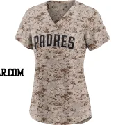 Joe Carter Women's San Diego Padres Camo Limited 2nd Alternate Jersey