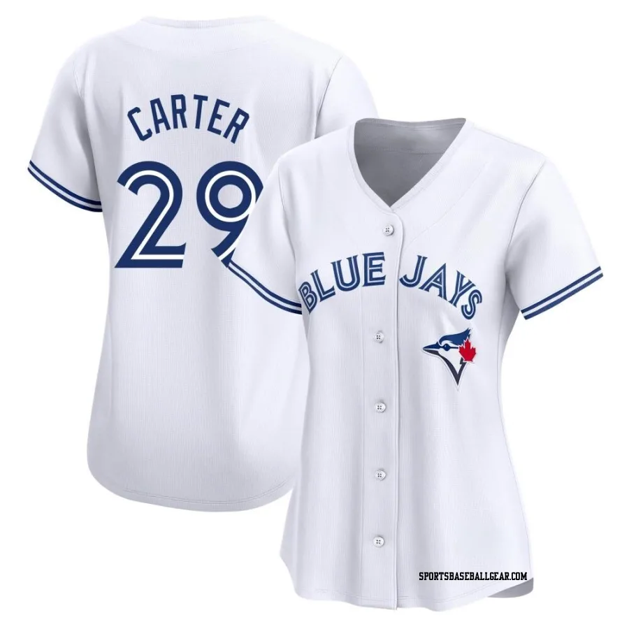 Joe Carter Women's Toronto Blue Jays White Limited Home Jersey