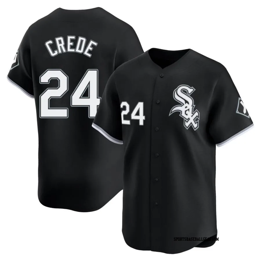 Joe Crede Youth Chicago White Sox Black Limited Alternate Jersey