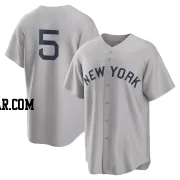 Joe DiMaggio Youth New York Yankees Gray Replica 2021 Field of Dreams Jersey