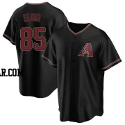 Joe Elbis Men's Arizona Diamondbacks Black Replica Alternate Jersey