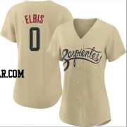 Joe Elbis Women's Arizona Diamondbacks Gold Replica 2021 City Connect Cool Base Jersey