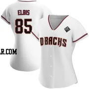 Joe Elbis Women's Arizona Diamondbacks White Replica Home 2023 World Series Jersey