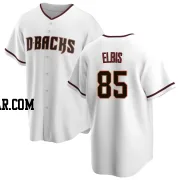 Joe Elbis Youth Arizona Diamondbacks White Replica Home Jersey