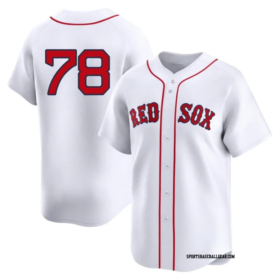 Joe Jacques Men's Boston Red Sox White Limited 2nd Home Jersey