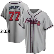 Joe Jimenez Youth Atlanta Braves Gray Replica Road Jersey