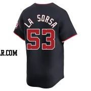 Joe La Sorsa Men's Washington Nationals Navy Limited Alternate Jersey