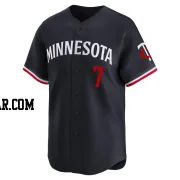 Joe Mauer Men's Minnesota Twins Navy Limited Alternate Jersey