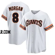 Joe Morgan Men's San Francisco Giants White Limited Throwback Cooperstown Collection Jersey