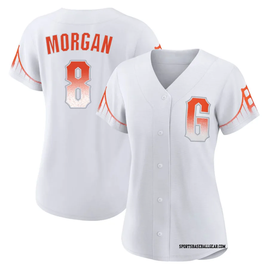 Joe Morgan Women's San Francisco Giants White Authentic 2021 City Connect Jersey