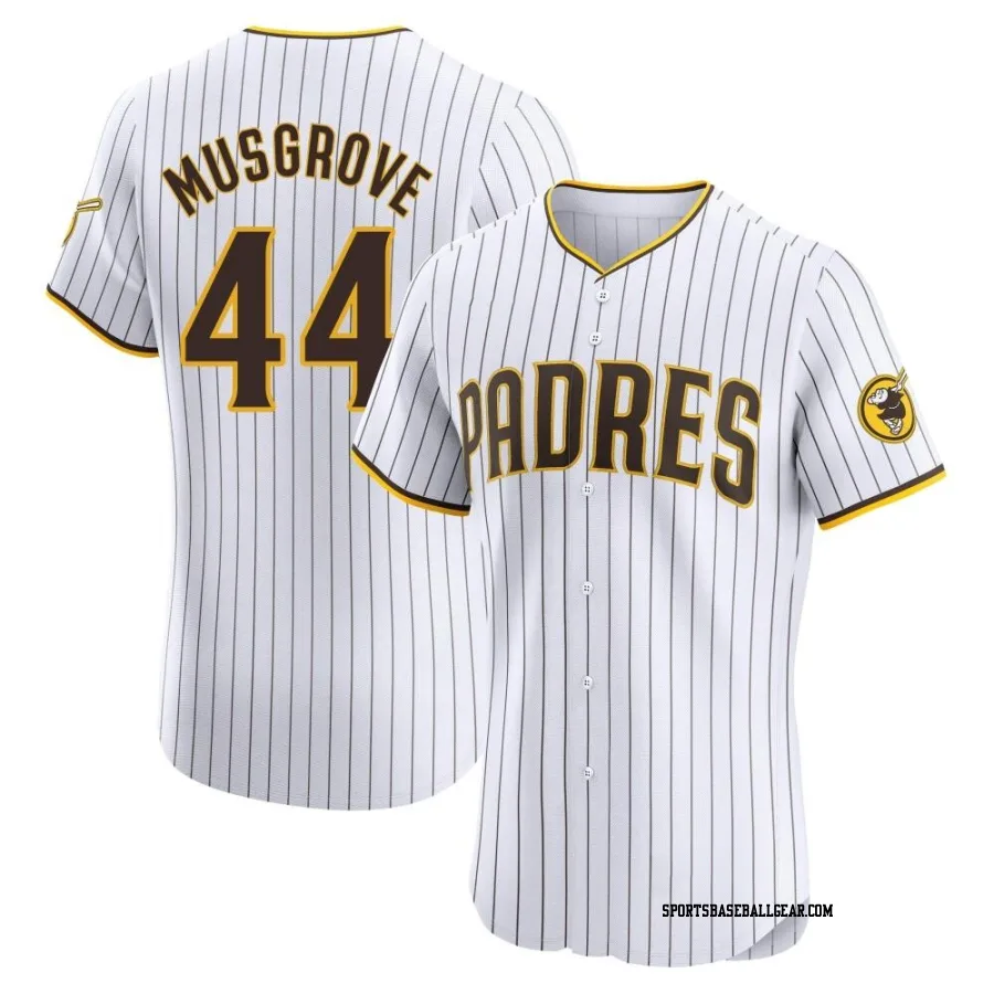 Joe Musgrove Men's San Diego Padres White Elite Home Jersey