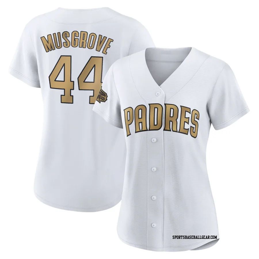 Joe Musgrove Women's San Diego Padres White Game Replica 2022 All-Star Jersey