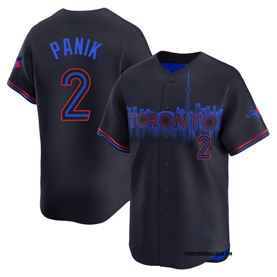 Joe Panik Men's Toronto Blue Jays Black Limited 2024 City Connect Jersey