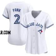 Joe Panik Women's Toronto Blue Jays White Limited Home Jersey