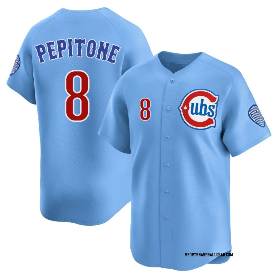 Joe Pepitone Men's Chicago Cubs Royal Limited 2nd Alternate Jersey