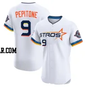 Joe Pepitone Men's Houston Astros White Elite 2025 City Connect Jersey