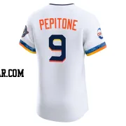 Joe Pepitone Men's Houston Astros White Elite 2025 City Connect Jersey