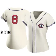 Joe Pepitone Women's Chicago Cubs Cream Authentic 2022 Field Of Dreams Jersey